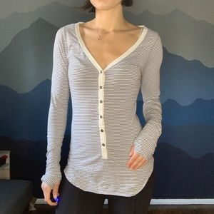 Striped Lululemon long sleeve